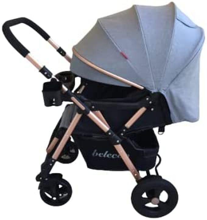 Belecoo Classic 3-in-1 Baby Stroller - Gray