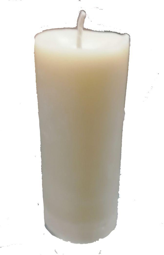 2 Large Size White Candle For Multiple Uses