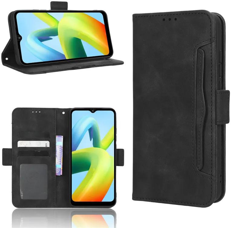 Wallet Leather Phone Case for Xiaomi Redmi A1,Xiaomi Redmi A1+ Plus Shockproof Durable Retro Flip Cover
