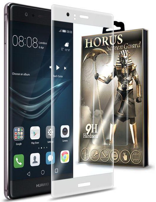 Horus Real Curved Glass Screen Protector For Huawei P9 Plus - White