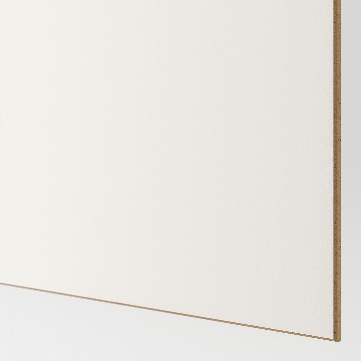 PAX Wardrobe, white, Mehamn Sekken, 200x66x236 cm