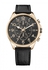 Tommy Hilfiger Men's Black Dial Leather Band Watch - 1791273