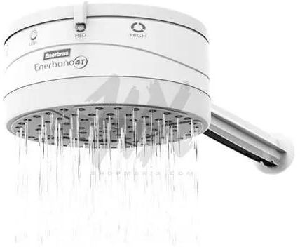 Enerbras Enershower 4 Temperature (4T) Instant Shower Water Heater - For normal salty and bore hole water As in picture