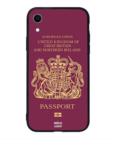 Skin Case Cover -for Apple iPhone XR United Kingdom Passport United Kingdom Passport