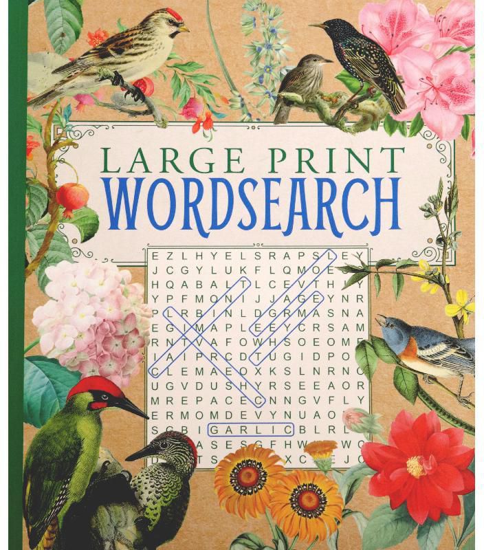 Large Print: Wordsearch (Rustic Large Print Puzzles)