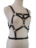 Gothic Punk PU Leather Harness O Ring Body Chain