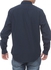 Timberland TB0A1416433 Warner River Poplin Cargo Shirt for Men- L, Dark Sapphire