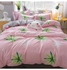 3-Pieces Fenghua Yelian Of Bedding Set Polyester Pink/Green/Grey