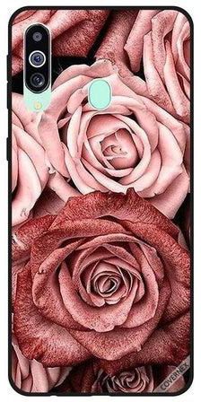 Peach Flowers Protective Case Cover For Samsung Galaxy M40/A60 Multicolour