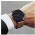 Men's Classic Wrist Watch-Brown.