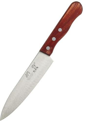 سكين طهي مصنوع في اليابان سكاكين الطبخ المطبخ مع (6 بوصة، مقبض خشبي)