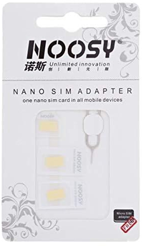 Noosy Nano Sim Adapter (White)