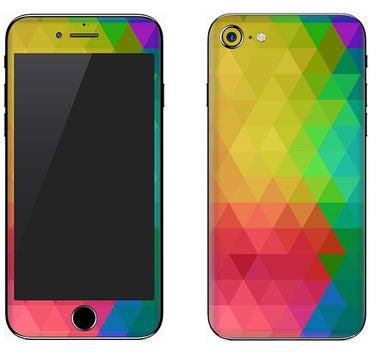 Vinyl Skin Decal For Apple iPhone 8 Tropical Prism