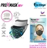 ProXmask 90V 5 Layer Anti Virus Breathable Fabric 3D Face Mask (2pcs / Pack)