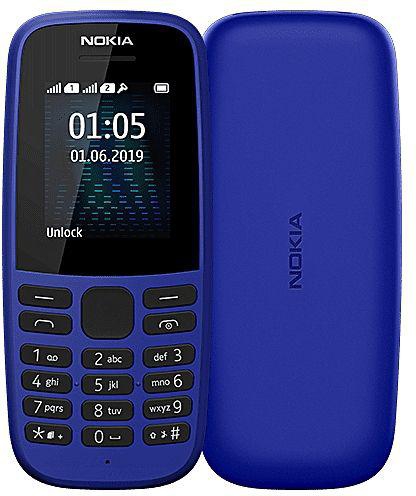 Nokia New Nokia 105 Dual SIM, FM Radio, Led TORCH - Blue