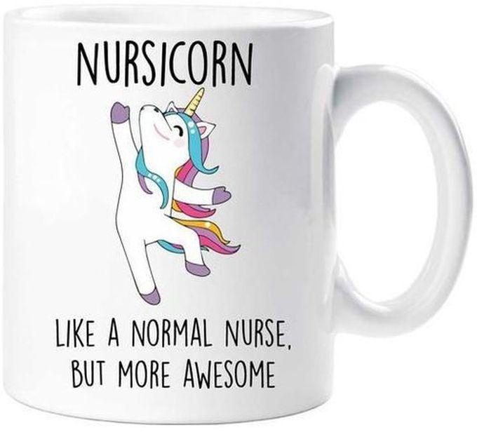 Cashmeera Printed Mug - Nursicorn Mug Unicorn Like A Normal Nurse