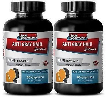 USA Anti Grey Hair Solution 2 Bottles 120 Capsules price from jumia in  Nigeria - Yaoota!