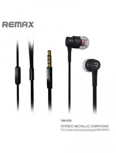 Remax RM-535 In-Ear Earphone - Black