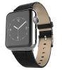 Ozone Crocodile Skin Leather Wristband Strap for Apple Watch 38mm - Black