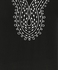 Black Embroidered Kaftan Top