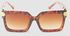 Women's Sunglasses Brown 50 millimeter للنساء