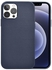 WIWU Calfskin Genuine Leather Case For iPhone 13 Pro (6.1") - Blue