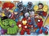 Clementoni - 24769 - Supercolor Puzzle - Marvel Superhero - 2 x 20 + 2 x 60 pieces - Made in Italy - jigsaw puzzle children age 3+