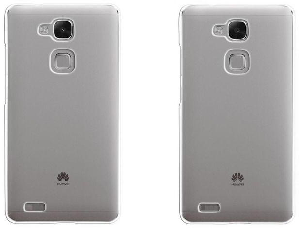 Generic Set of 2 Back Cover For Huawei Mate 7 - Clear