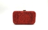 ELEVATE Handmade Sequins and Lace Clutch Wedding Reception Clutch Bag (Red)