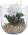 Get El Dawlia Glass Vase with Flowers, 13×13 cm - Multicolor with best offers | Raneen.com