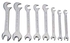 8-Piece Open End Ignition Metric Wrench Set Silver