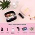 2Pcs Wish Mini Bag, Lipstick Travel Pouch Cute Makeup Bag Coin Purse Compact Makeup Pouch Small Cosmetic Bag Lip Product Storage Lipstick Organizer Chapstick Storage for Girls Womens (Black+Pink)