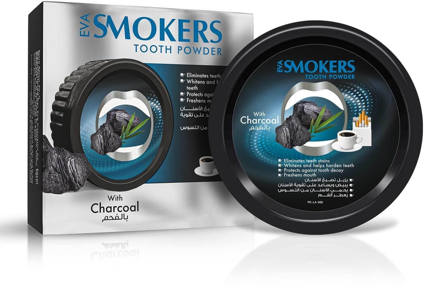 Eva Smokers Powder - Charcoal - 40gm