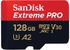SanDisk Extreme Pro microSD UHS I Card 128GB for 4K Video on Smartphones, Action Cams & Drones 200MB/s Read, 90MB/s Write, Lifetime Warranty