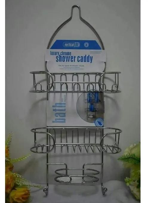 Generic Bathroom Organisers Vertical Fit Shower Caddy