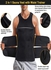 Zipper Sauna Suit Waist Trainer And Body Shaper Vest