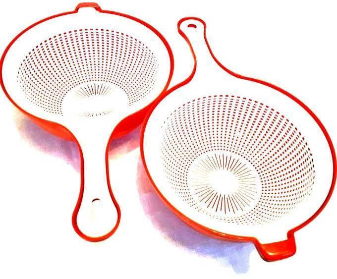 Food Strainer With Bowl - 2 Pcs