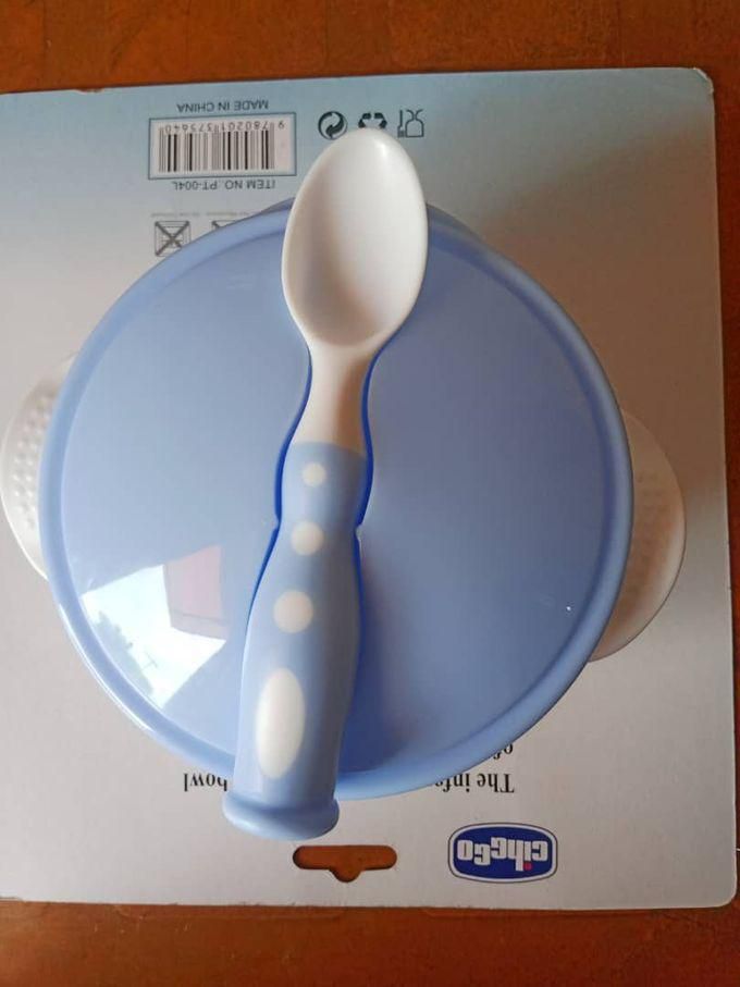2 In 1 Baby Plastic Plates & Spoon