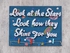 Look At The Stars String Art Board