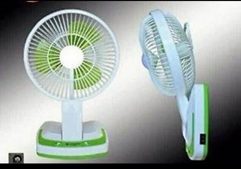 Rechargeable Portable Cooling Fan with LED Lights