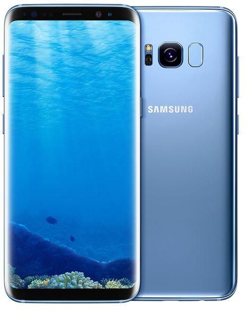 Samsung Galaxy S8 - 5.8" - 64GB Mobile Phone - Coral Blue