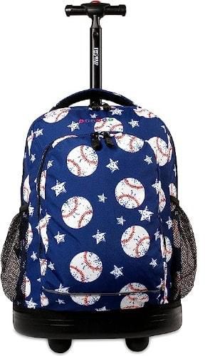 Rolling Backpack - Baseball - 17inch 