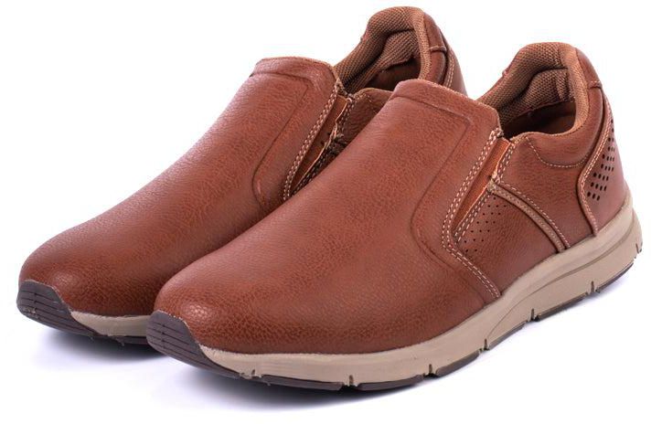 Larrie Men Smart Basic Slip On Shoes - 6 Sizes (Coffee)