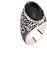 Alloy Agate Studded Ring