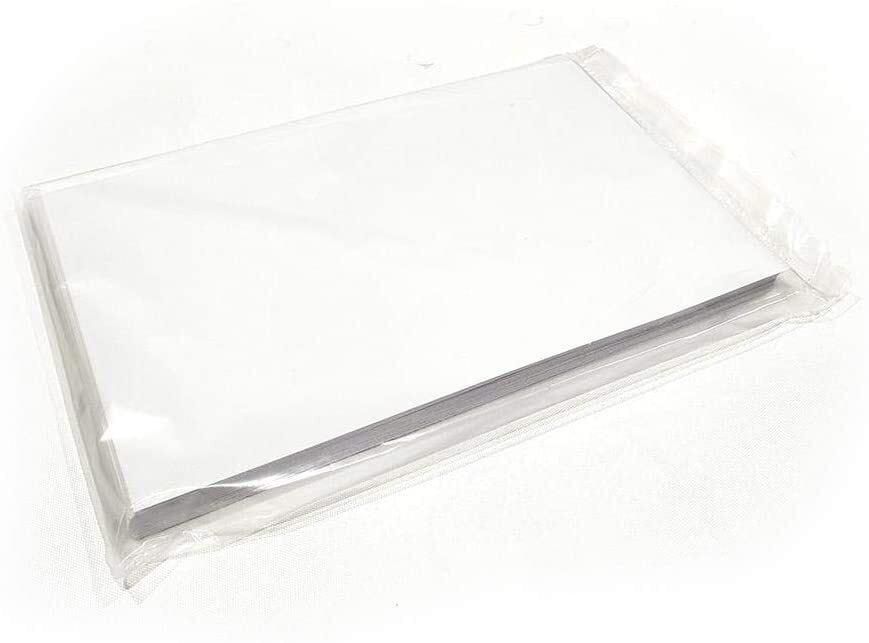 Generic Printable Adhesive Transparent Sheet, Transparent Printable Inkjet Photo Sticker Paper, A4, 50 Sheets.