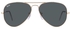 نظارة شمسية للجنسين من راي بان ، معدن ، ذهبي ، RB3025 001 62