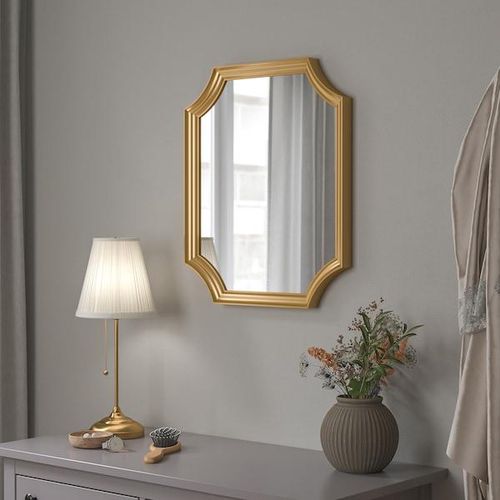 SVANSELE مرآة, لون ذهبي, ‎53x63 سم‏ - IKEA