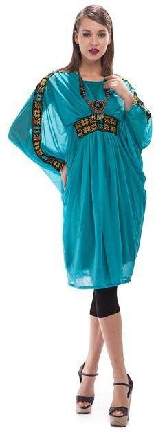 Casual Tunics For Women, S, Blue, 3225
