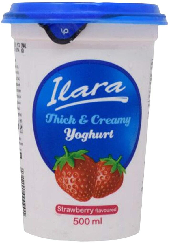 Ilara Thick And Creamy Strawberry Yoghurt 500Ml