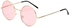 نظارة شمسية بإطار دائري وعدسات مستقطبة بتصميم عصري للرجال